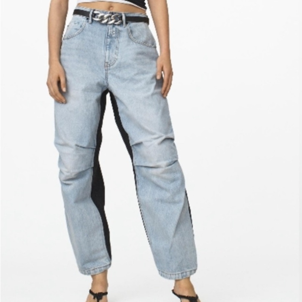 ALEXANDER WANG CARGO Two-Tone Jeans